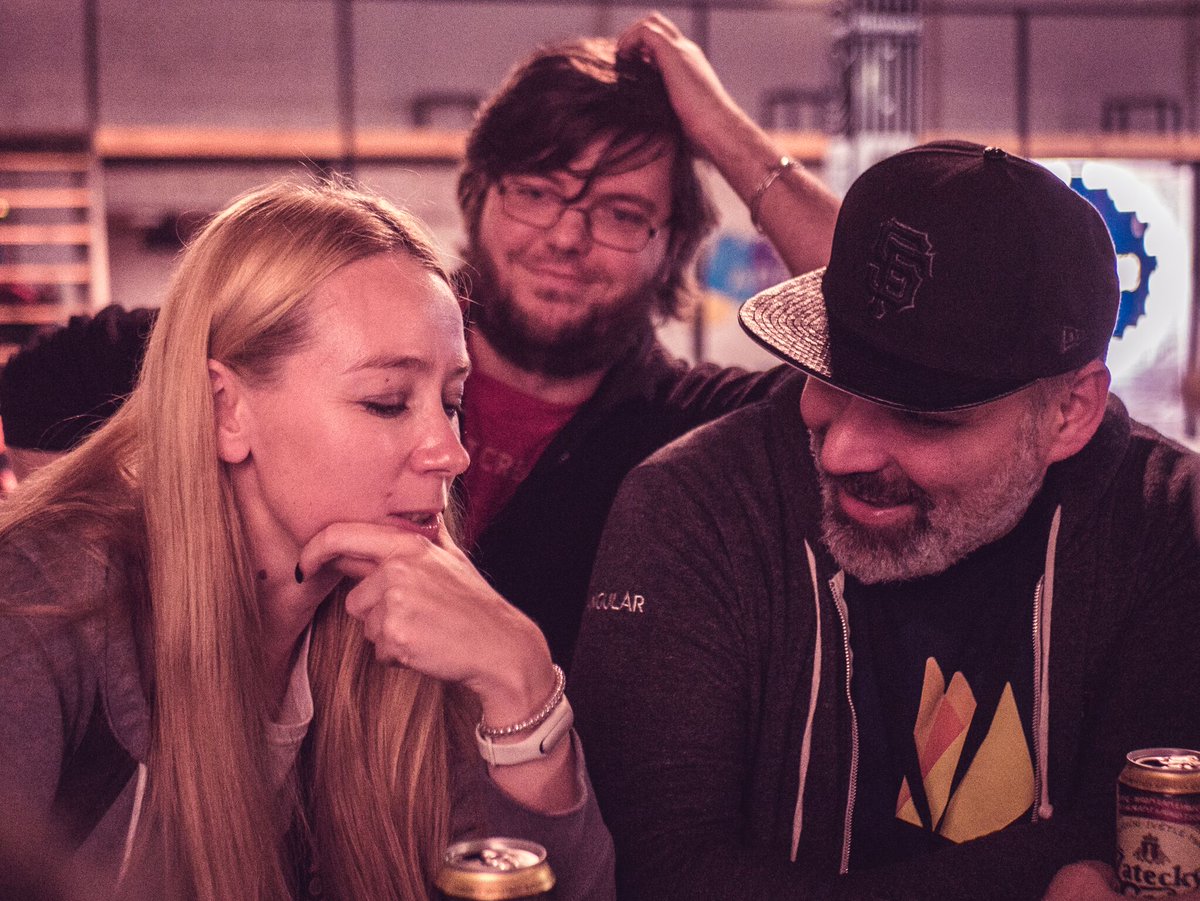 gerardsans's tweet photo. Cool! Chilling at #devfestby during the after party! The conversation around becoming a @GoogleDevExpert! #gde @g33konaut @asktwi https://t.co/jcwNfNQGmq