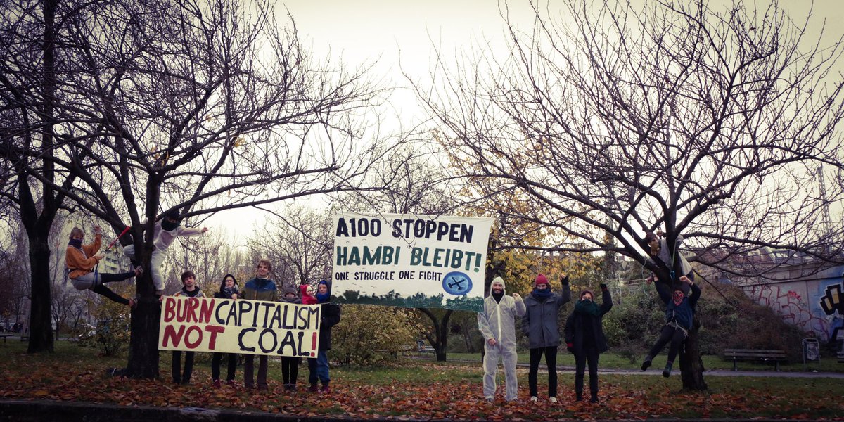 Ende__Gelaende's tweet photo. Aufruf zum #HambiBleibt  Soliaktionstag! Macht mit und posted eure lokale Soliaktion unter #EndeGelände. Inspiration gibt's hier: https://t.co/r5M8zhzrtO https://t.co/eCpYUSAFKi