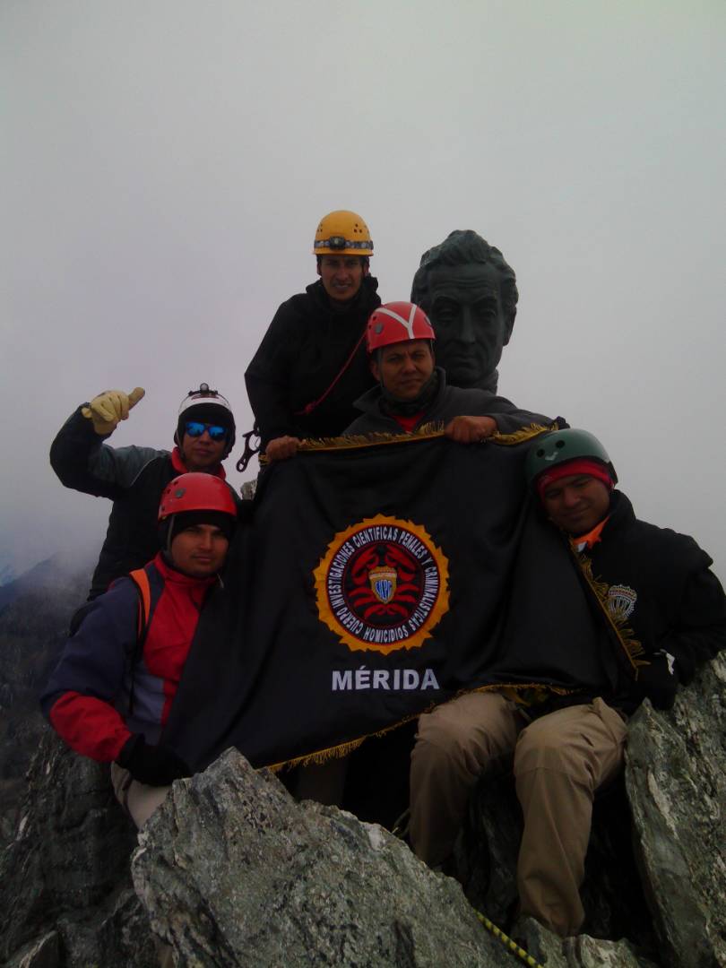 #Cicpc# Llegamos hasta donde llegue Venezuela,  Homicidios Mérida conquistó el Pico Bolívar. Rl