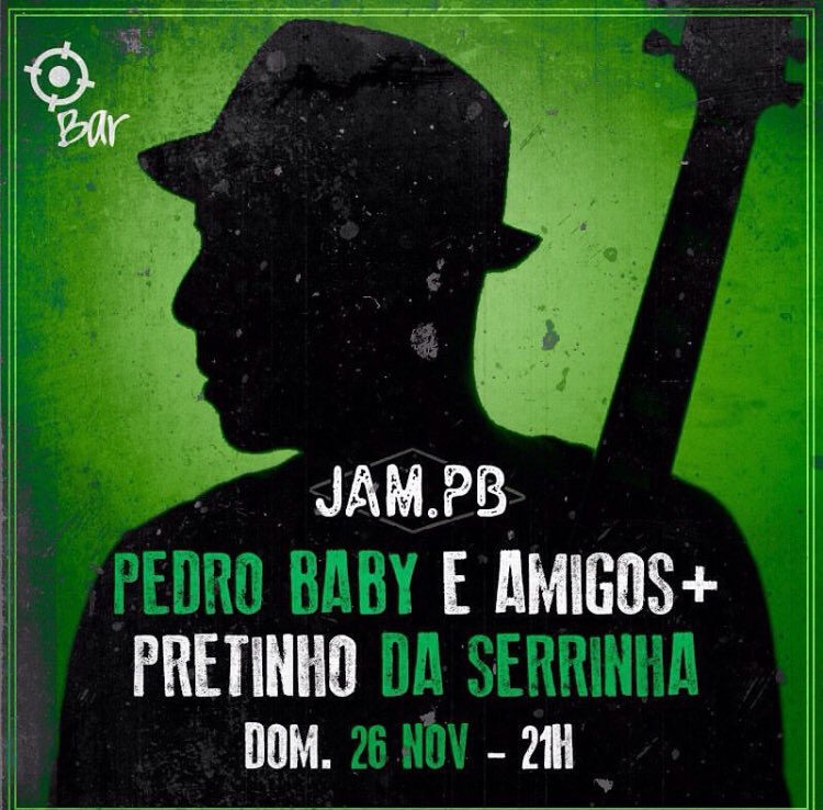 coordenadas's tweet image. Hoje tem a Jam do Pedro Baby com um convidado pra lá de especial: Pretinho da Serrinha! Showtime às 21h! 🎼🎤🎸 📷