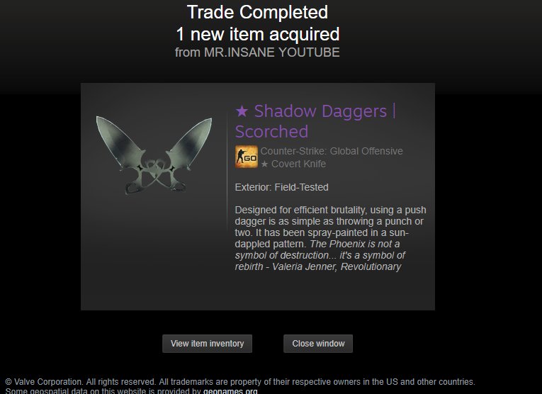 AllenAeroh's tweet image. QUICK KNIFE FOR THE BOYS!

1) ReTweet + FOLLOW @MrInsaneCsgo 
2) FOLLOW @aero1738 

30 MUST BE IN STREAM! KEYWORD!
STREAM: gaming.youtube.com/c/Aero1738/live