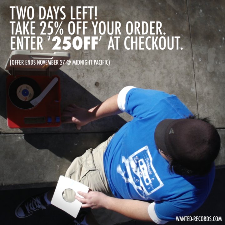 Because you are appreciated. #vinylsale #45sforsale #recordsale Enjoy 25% off  wanted-records.com/collections/all