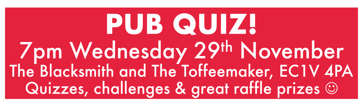 .<a href="/volaction_is/">Vol Action Islington</a>.@isgiv I'll be volunteering with <a href="/RestlessDev/">Restless Development</a> next year and am running a pub quiz in #Islington to raise funds for their amazing work - please RT to invite people!
