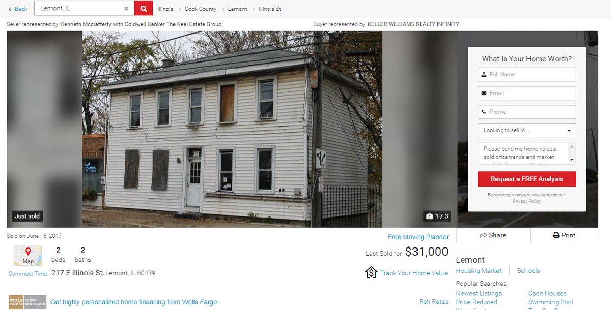 Since it's inception, Turning Point USA was located at 217 1/2 E Illinois St, Lemont IL. TP USA paid $0 rent i '13, $4k in '14 & $25k in '15. I must be missing something bc this is what I got when I googled the address.  https://www.realtor.com/realestateandhomes-detail/217-E-Illinois-St_Lemont_IL_60439_M77246-69517#photo4