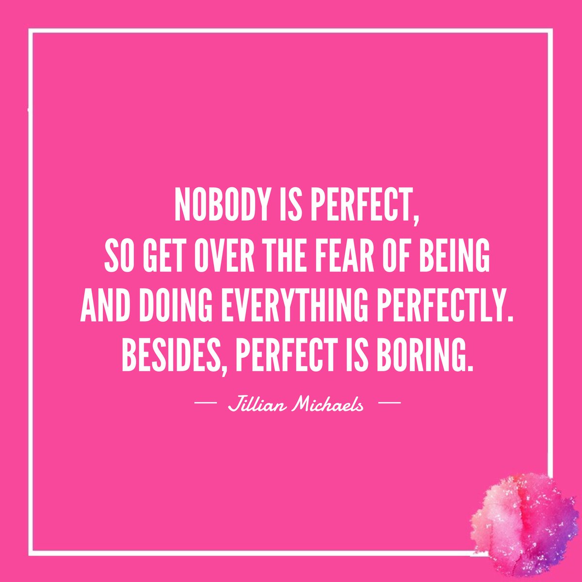 I recently discovered that I have perfectionist tendencies. The fear of imperfection is real and something I am working on. If you are struggling with this too then hopefully this inspires you. 

#perfectlyimperfect #fearofimperfection