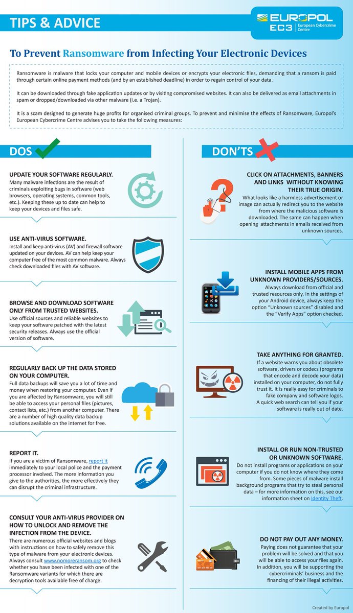 NCA_UK's tweet photo. #CyberMonday offers might be too good to be true, remember #ransomware can often be deployed through unsafe links &amp; emails  If in doubt, don't click. @Europol https://t.co/YW49crsD32