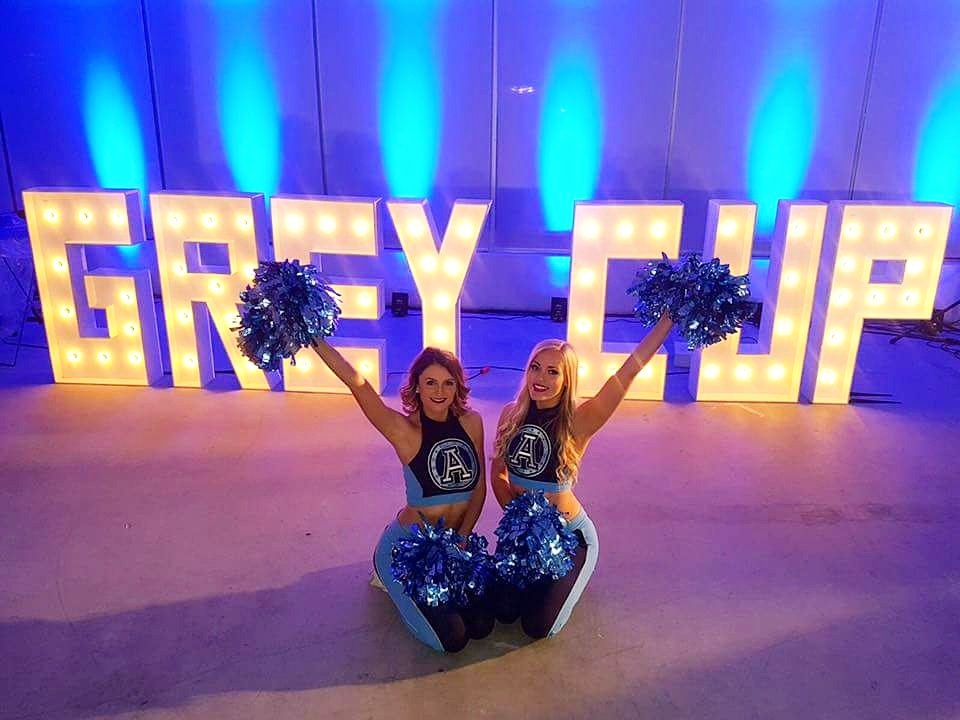 SydneyScheel's tweet photo. Let's go Argoooos!! 💙🏈 Ready for the #GreyCup #ArgosFootball https://t.co/KBcozlDiI8
