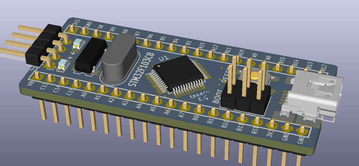 ErkanCIL_'s tweet image. #stm32f103c8
stm32f103c8bluePiLL geliştirme kartı @kicad_pcb ile tasarlandı.
stm32f103c8bluePiLL development board designed with @kicad_pcb.
github.com/erkanCil/stm32…