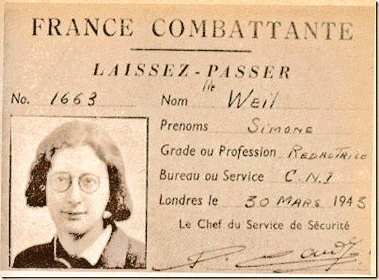rompeeltecho's tweet photo. 3/ Simone Weil vivió las guerras mundiales en Europa, y tomó parte en la guerra civil española, incorporándose a las filas republicanas. https://t.co/7qS0yk3BN9