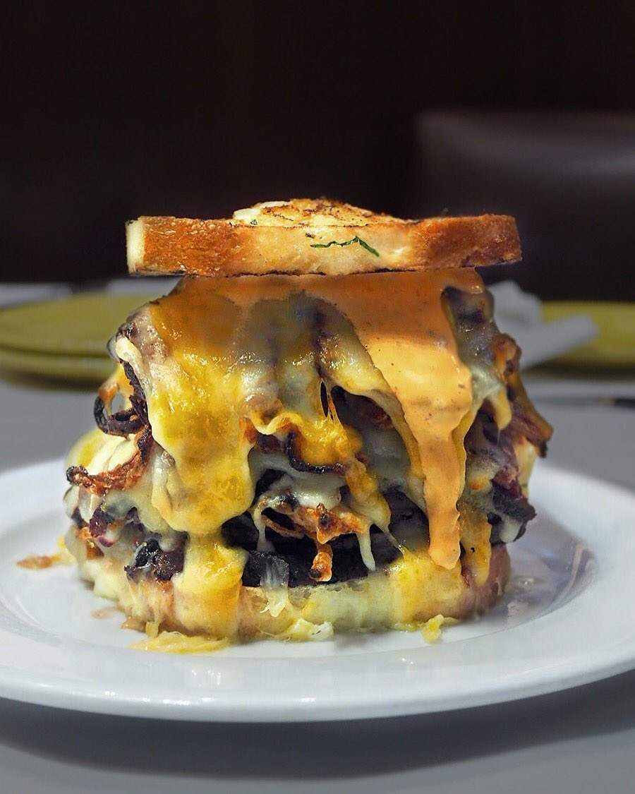 MJSteakHouseNYC's tweet photo. Now that the turkeyโs all done itโs time to make room for our #StripCheese sandwich with 1lb of Prime NY Strip Steak and 1.5lbs of cheese! https://t.co/P3qDw1RPeb https://t.co/ThJKbzE2p3