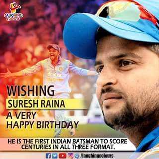 Happy birthday ... Suresh Raina.. Stay happy ... N many many happy returns of the day ...   