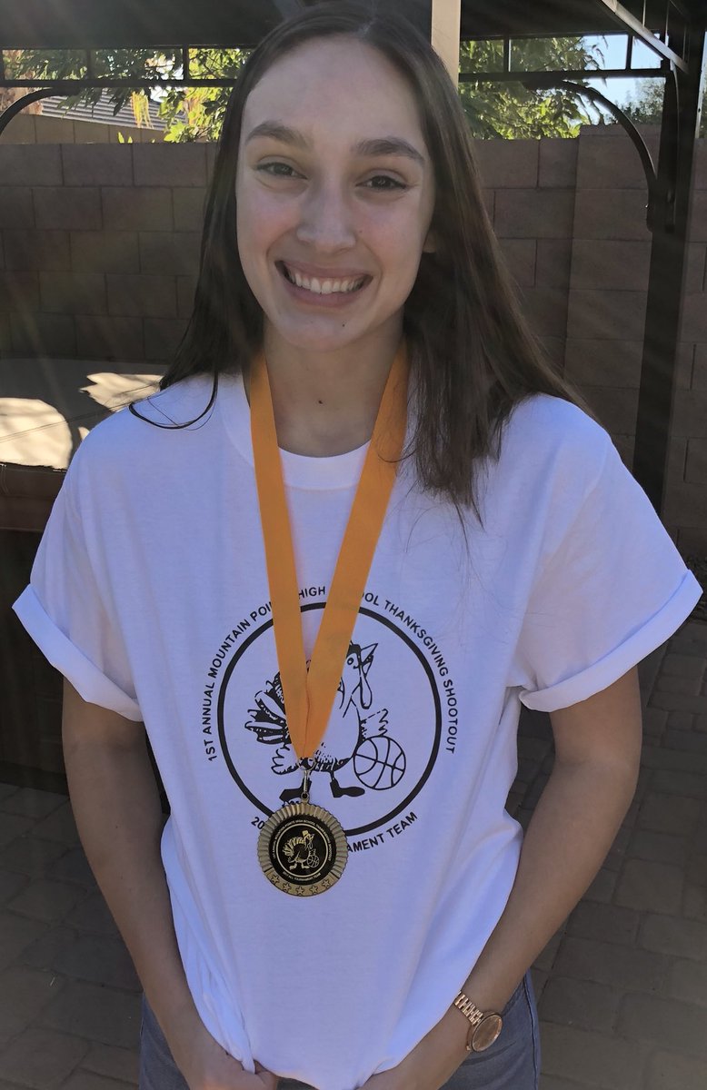 ITSBREW's tweet photo. Way to go Mad!!!  Great start to your senior HS basketball season making the Mountain Pointe Thanksgiving Holiday Shootout All Tournament team!!!  Proud parents! https://t.co/DLsT78dbIA