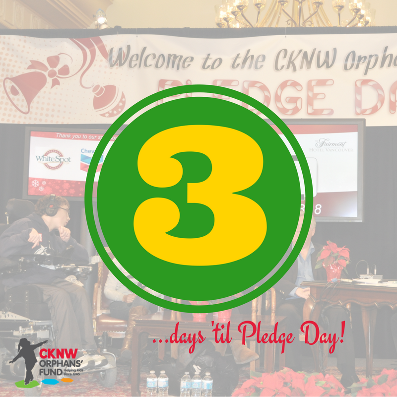cknwkidsfund's tweet photo. #CountdowntoPledgeDay... It will be our #40thannualPledgeDay & as always we will be broadcast all day on @cknw980 . If you can't come down to the @FairmontVan , still tune in and #PledgeCKNW by donating online or calling in at 604-222-9898.
#40yearsofgiving #BCcharity #donate https://t.co/2T8eNjWIdo