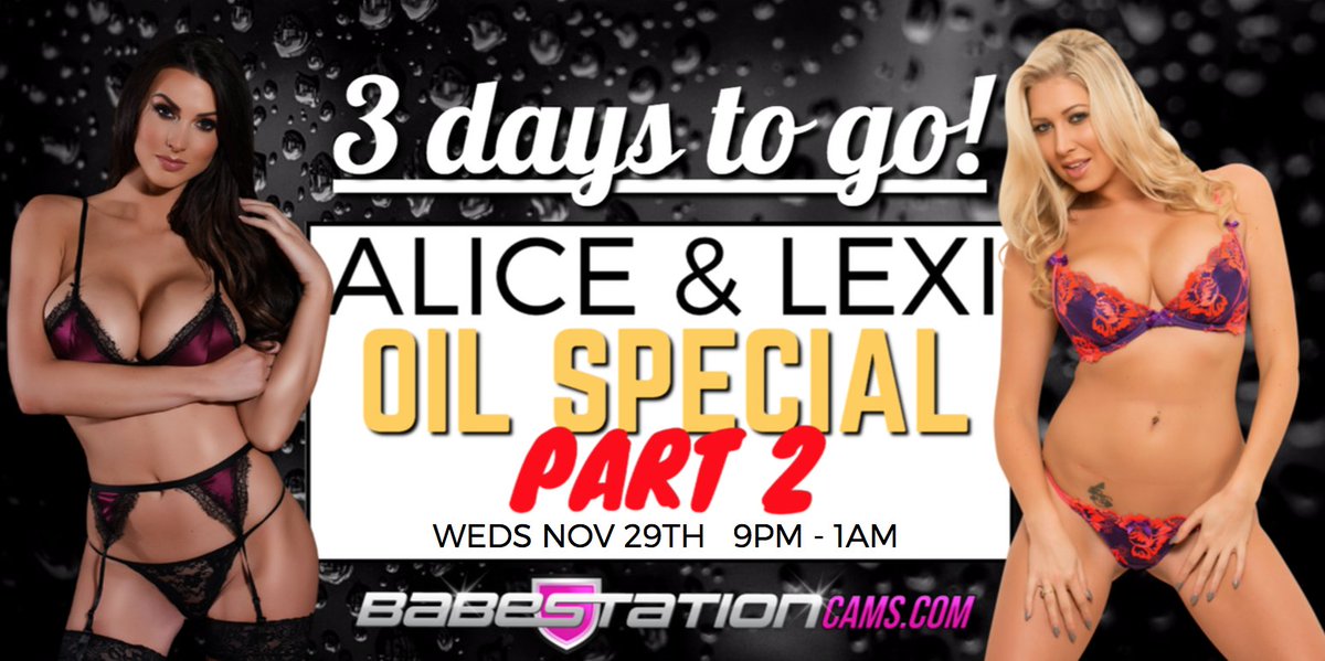 3 Days To Go. 💦💦💦

@xAliceGoodwinx &amp; @Lexi_Lowe will be getting oiled up! 😈

https://t.co/OMZYZswu8E https://t.co/EG8Iihzqx0