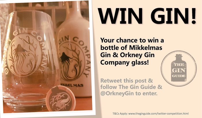 PocketOffers's tweet image. #Win a bottle of Mikkelmas Gin &amp;amp; Orkney Gin Co glass in this #competition! RT &amp;amp; follow @OrkneyGin and @theginguide to enter! #giveaway 🍸