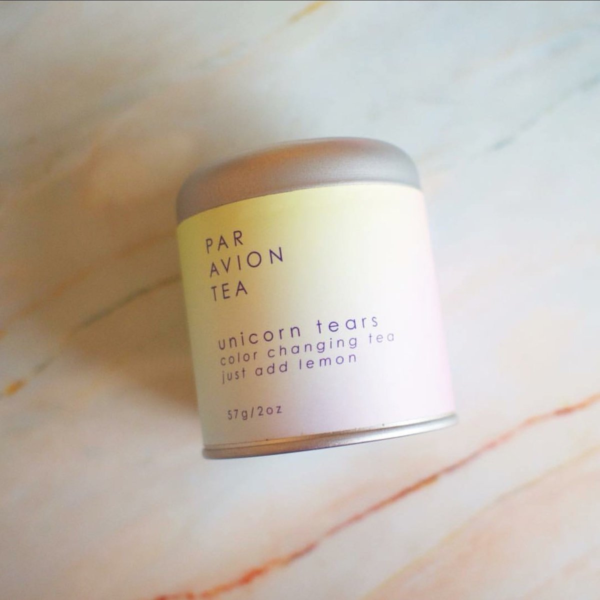This Unicorn Tears tea by <a href="/ParAvionTea/">Par Avion Tea</a> is what dreams are made of 🦄. Not only does it taste amazing, it changes color with a bit of lemon! #oaksupplyco