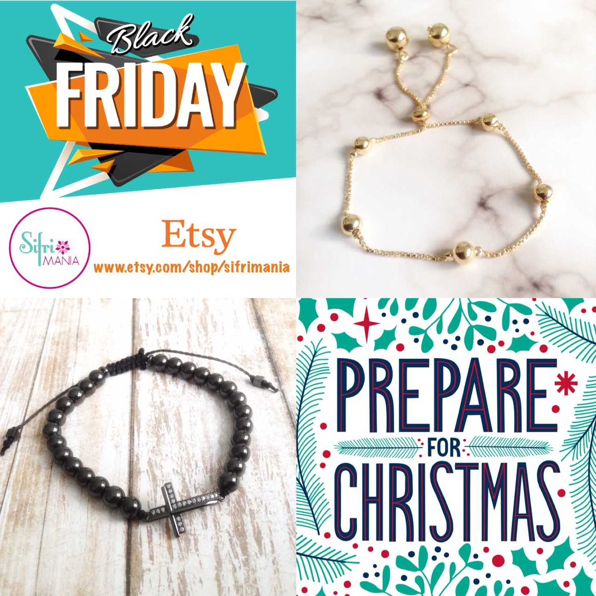 Sifrimania's tweet photo. Now is the best time of year to get great deals on #handmade #bracelets while they’re still in stock and to beat the last-minute holiday rush 25% on your purchase! #BlackFriday2017 #cybermonday #cuponation #happiness #shopping #crafthour
https://t.co/5kXwniP5Yd https://t.co/UZ1izqsHMi