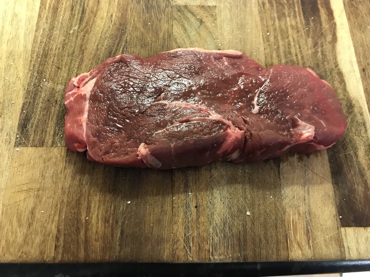 spiderward's tweet photo. Thanks @Tesco! Great offer on British rump beef steaks. #25%Off Tasted as good as it looks. Season, rest & slice #ChefWard https://t.co/DIofYi6XSF