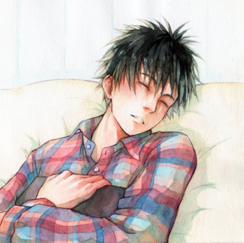 Emiko-san once said that I look gallant when asleep.
fugitivehues.tumblr.com