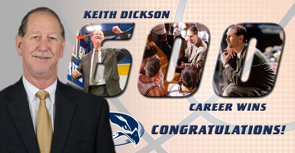 CONGRATULATIONS to <a href="/STAHawks/">Saint Anselm Hawks</a> Head Coach Keith Dickson on his 600th career victory! #HawksSoarHigher #NE10EMBRACE