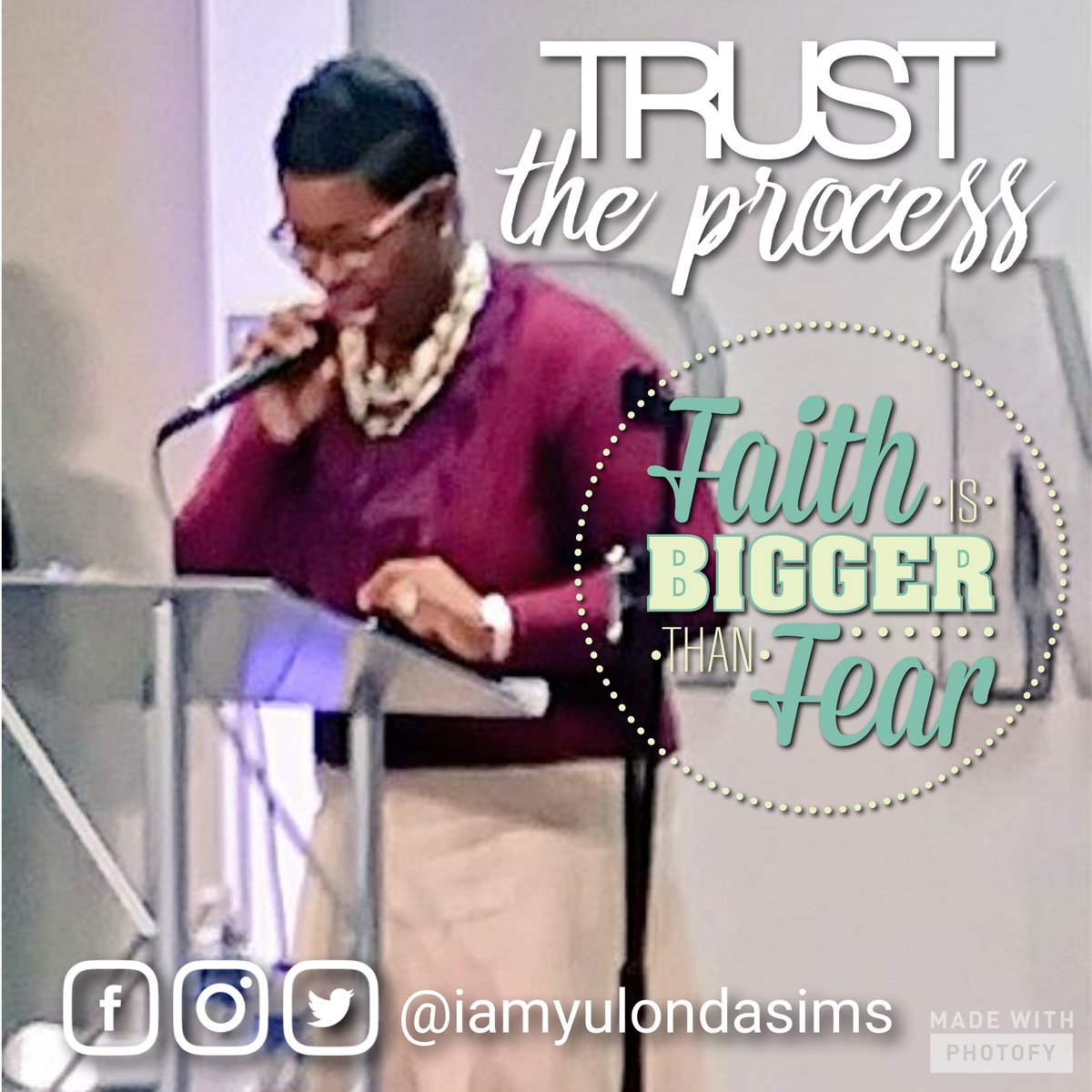 IAmYuLondaSims's tweet photo. @edeweysmith @PastorDBMorton @praiseologist @BishopPMorton You can't trace God bec you don't TRUST God. #ItsAFaithMove https://t.co/czHKPExJrk