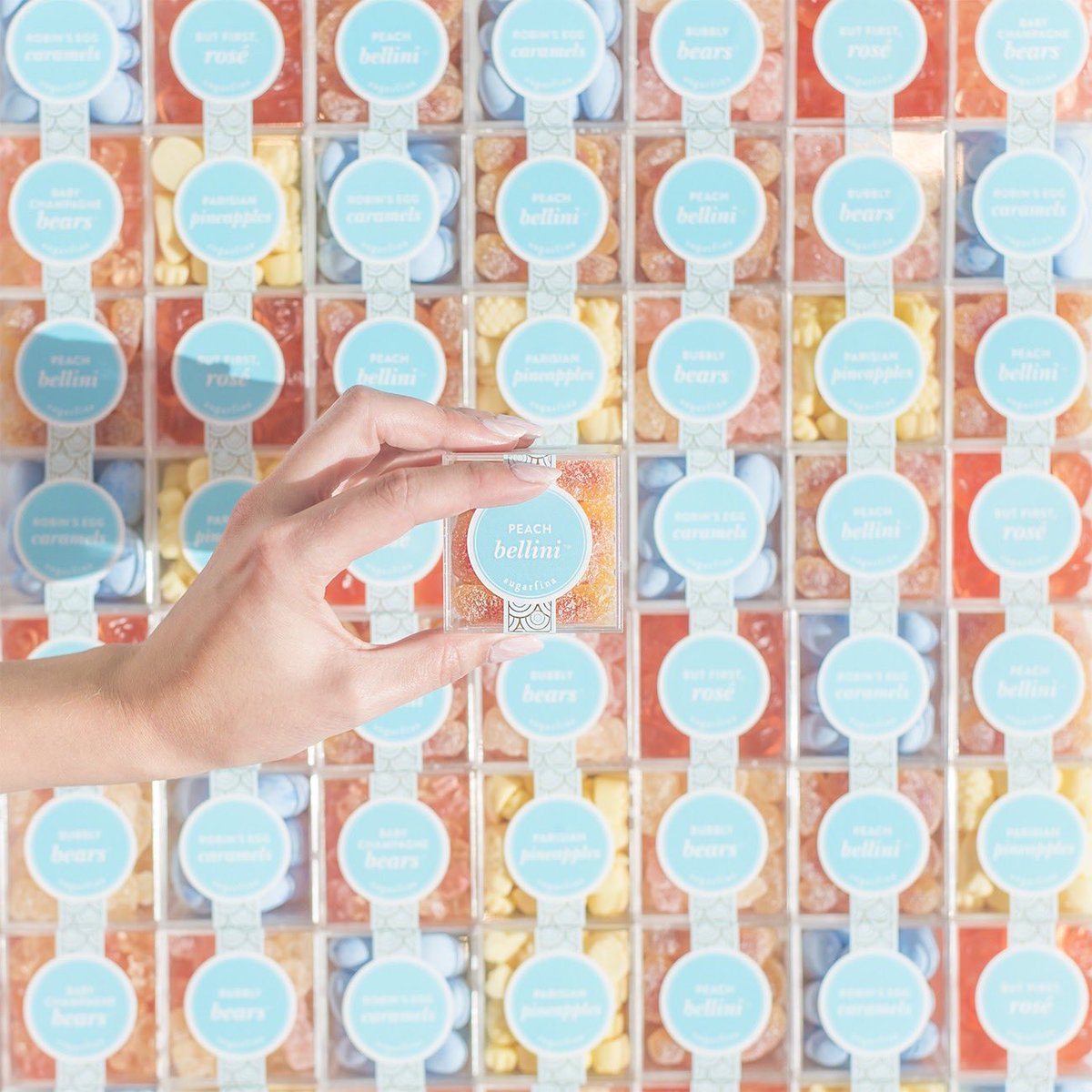 Decisions, decisions -- which <a href="/sugarfina/">Sugarfina</a> candy will you chooose to take home with you? #LoveHMP #beautybar #KingWest #sweettooth #onmynails #nailart