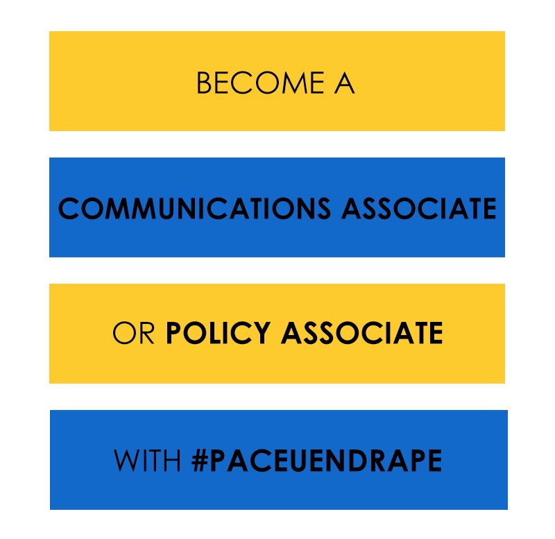 paceuendrape's tweet photo. Looking for a way to get involved on campus? #PaceUEndRape is looking for Communications and Policy Associates for the spring semester!
Use these links to apply:
Communications Associate https://t.co/zvYeOxBA60
Policy Associate https://t.co/jUwJLNJfzZ
#PaceU https://t.co/RWP5cGvtnB