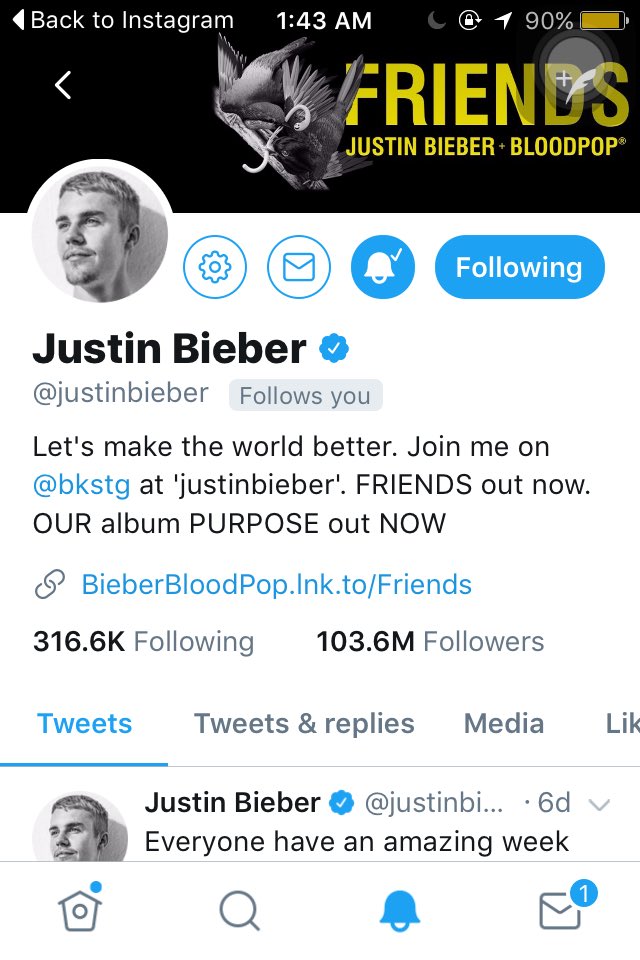 KaurMann1998's tweet photo. @justinbieber thank u so much for follow me . I m very very much happy right now .. I m dancing right now . 😀😀💃🏻💃🏻💃🏻🎉🎉 love u so much 
You made my 2017 year and 26 nov 2017 so special love u https://t.co/gNOHr5VhR8