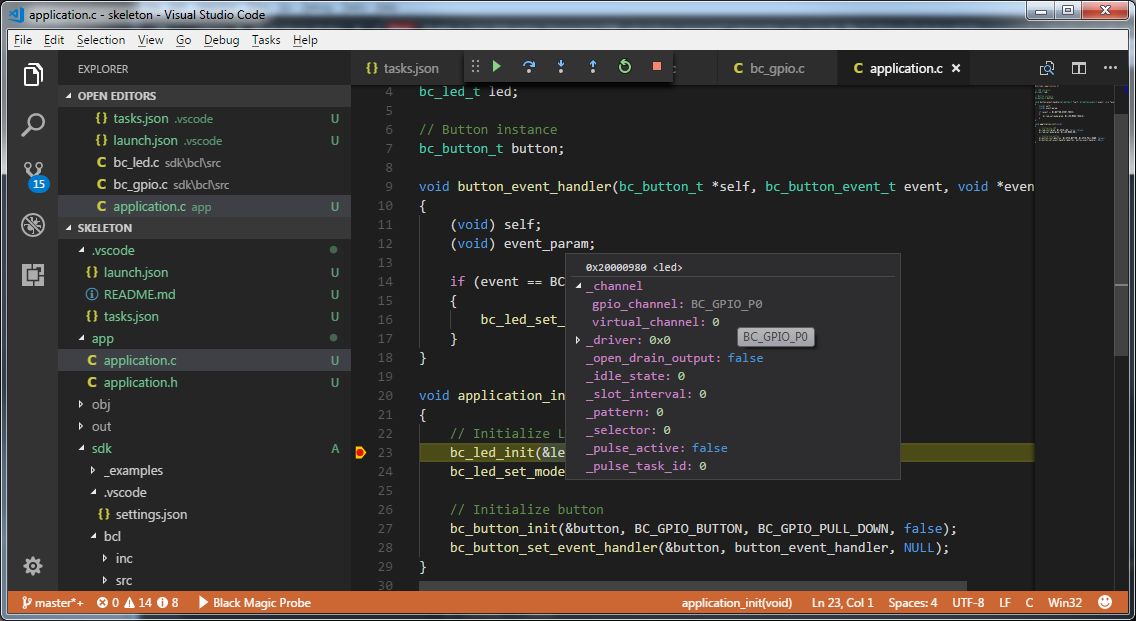 hubmartin's tweet photo. Short article how to get running #BlackMagicProbe debugger with #VSCode. launch.json needs some tweaks. @esden #embedded #STM32 @ST_World
https://t.co/2BpOeaAMFD https://t.co/V6EgWowASm