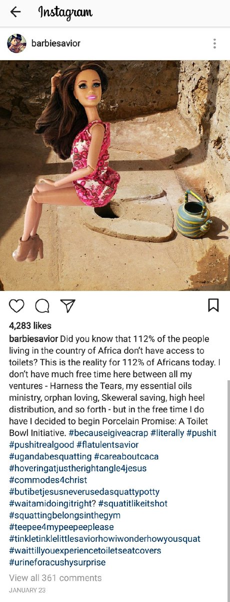 SipsTeaParty's tweet photo. @VsTheBadGuys @onjena @greyrevealed @CarbonFibreMe @VALMARcomic @PopulistDemand @The_Ethyr @OBABYBOT @POLITICOBOT @blasianbroad Volunteering Abroad? Read This Before You Post That Selfie:
A Social Media Guide To Taking Ethical Selfies In Low-Income Countries by #MalakaGharib via @NPRGoatsandSoda
https://t.co/fNSEYU7Sua? #selfie #barbiesavior #ethicalselfies #selfiedestruction https://t.co/1syMrH0zFG