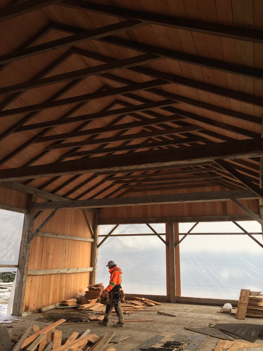 Alstructural's tweet image. The old bank barn is new again