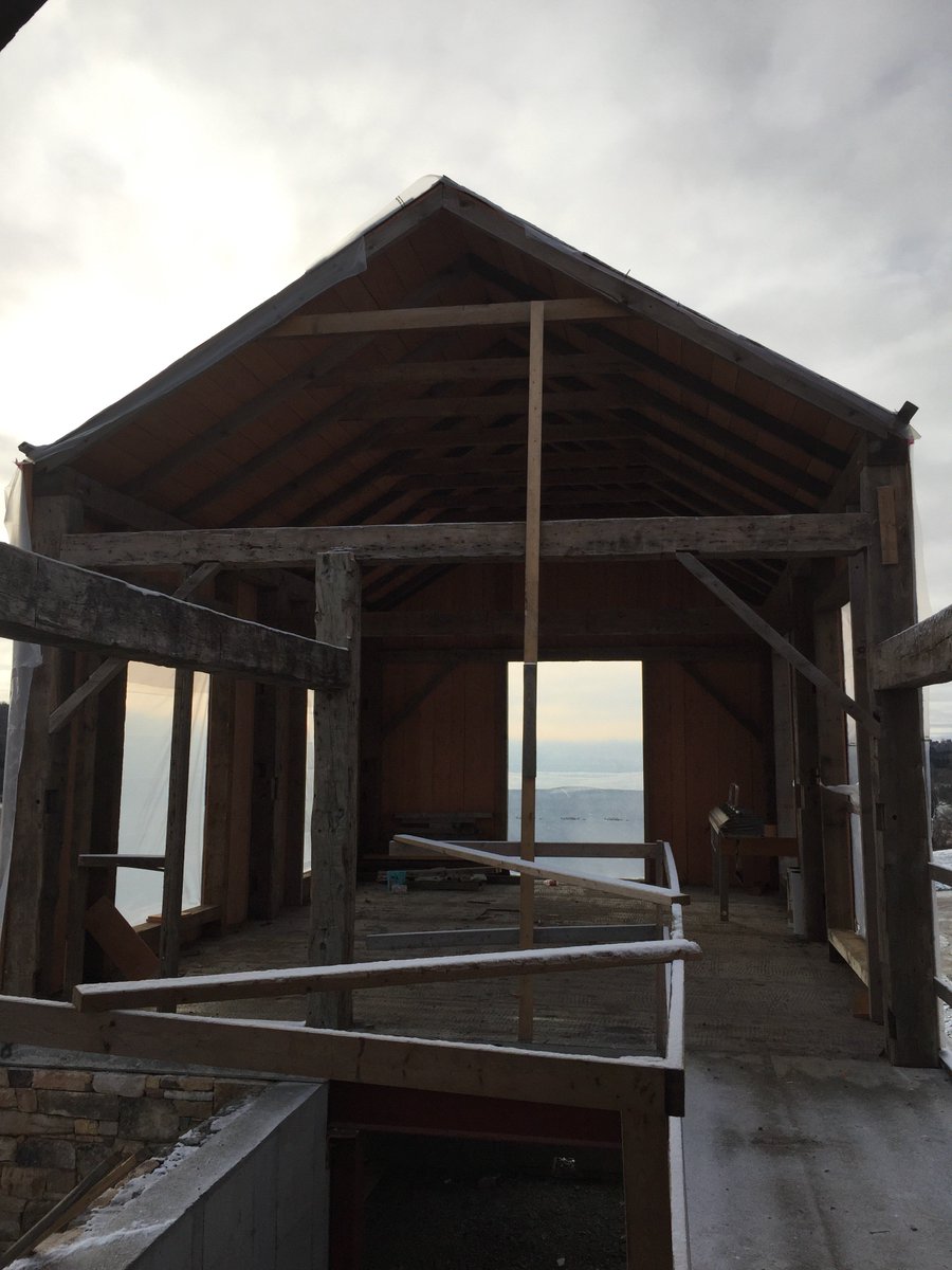 Alstructural's tweet image. The old bank barn is new again