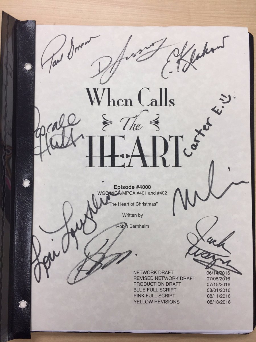 IN CASE YOU MISSED IT: The ACTORS of the show have donated a signed script to be auctioned off for charity! Take a peek! ebay.com/itm/WCTH-signe… #HEARTIES #WCTH #SCRIPT