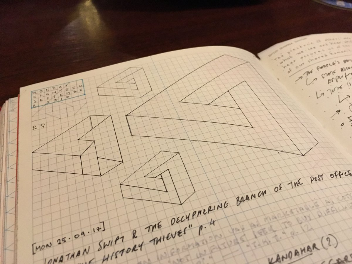 GameTheoryIRL's tweet image. A little peak inside the notebook for our next project...
#WelcomeToTheMemoryPalace #quotes #drawings #isometricgrids