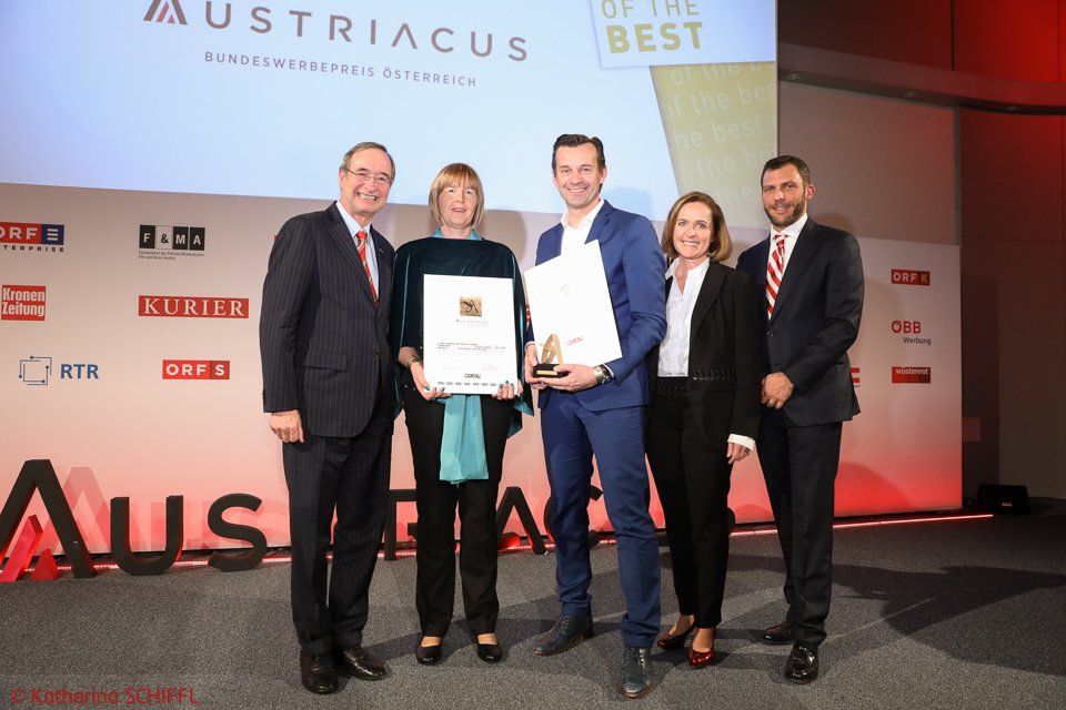 1.Austriacus_ö.Bundeswerbepreis verliehen: 
unter 248 Einreichungen wurden die Ö-Sieger in 12 Kategorien verliehen tinyurl.com/y8kcf9ta