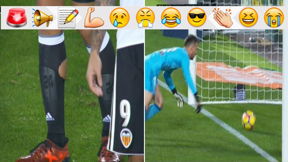 marca's tweet image. Así es nuestra Liga: un árbitro que no ve un gol cantado pero sí una media rota trib.al/HE8HtDP #ValenciaBarça la contracrónica de @HugoCerezo