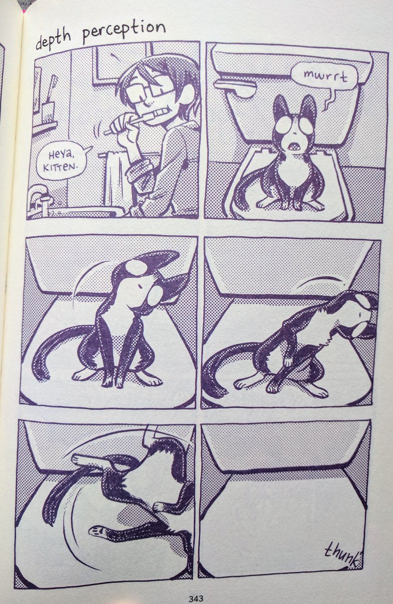 #comicsforxmas our cats are more famous than us by ananth hirsh and yuko ota: warm, hilarious, slice-of-life, featuring a star-studded cast of truly excellent cats. i've gotten multiple friends to buy this by handing them my copy and telling them to "just read the first one" 