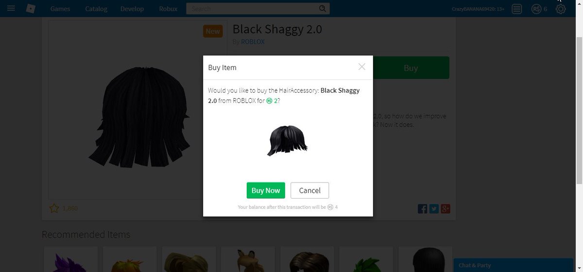 roblox shaggy hair id