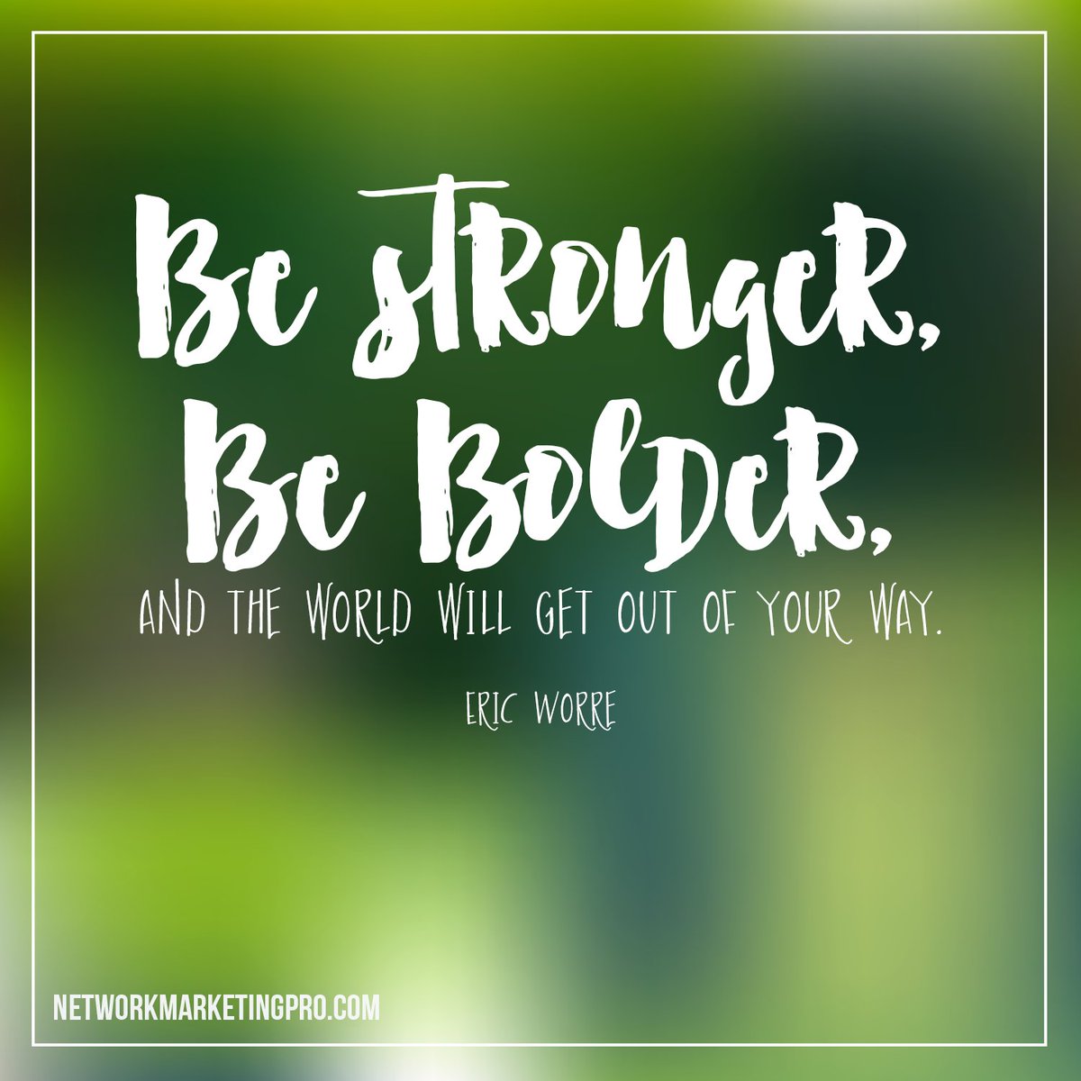 EricWorre's tweet photo. #BeStronger #BeBolder https://t.co/5FGwrlz1KU