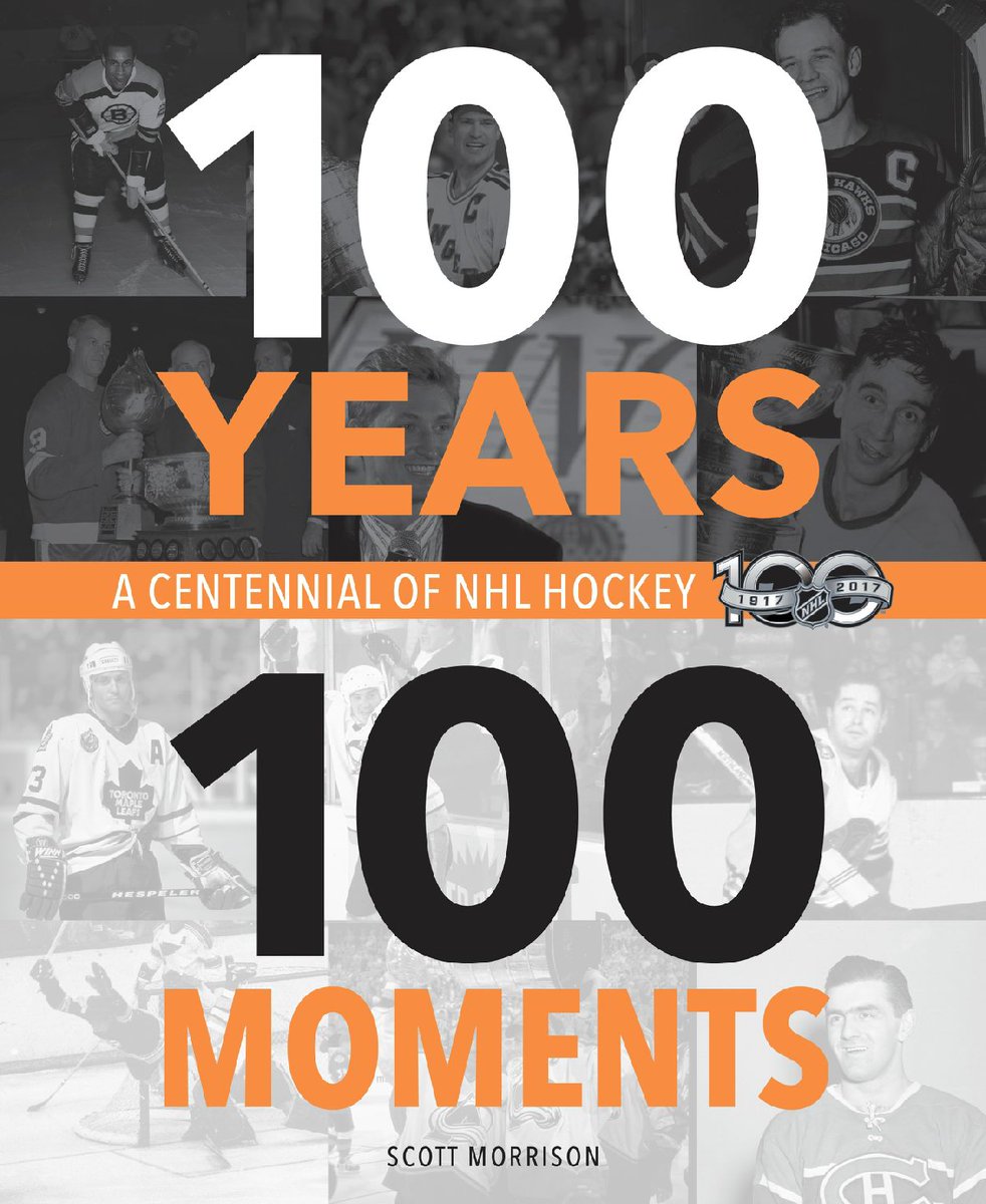 Indigo_Barrie's tweet photo. #ChaptersBarrie is lucky enough to be welcoming #Sportsnet and #TorontoSun journalist @morrisonSNET Tuesday November 28th at 7pm signing his book 100 years, 100 Moments A Centennial of NHL Hockey @hockeynight @hometownhockey_ @hockey https://t.co/tkYbb06JnL