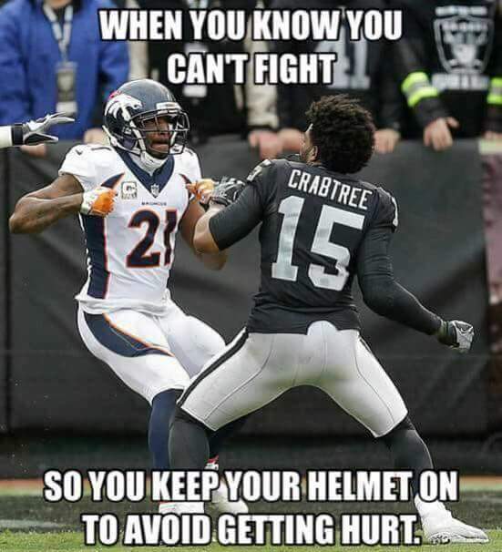 moyo5150's tweet photo. #OaklandRaiders #DENvsOAK #talibvscrab #fucktalib #Crabtree #thetown #fuckthedonkeys https://t.co/oiO5N9AyXD