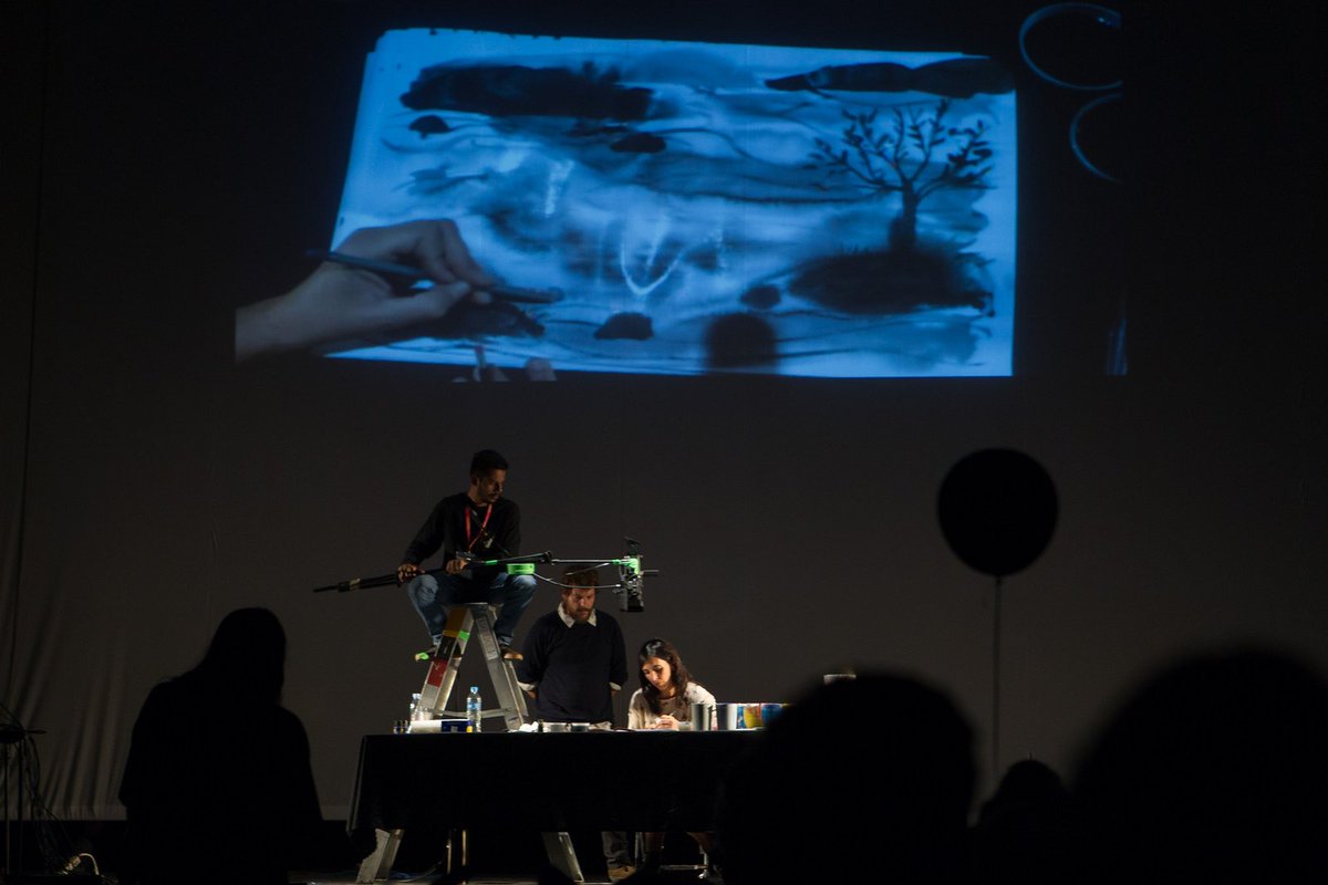 FILGuadalajara's tweet photo. Jam de la Ilustración en el Foro de #FILNiños.
©FIL / Eva Becerra https://t.co/3SKaSc35s1