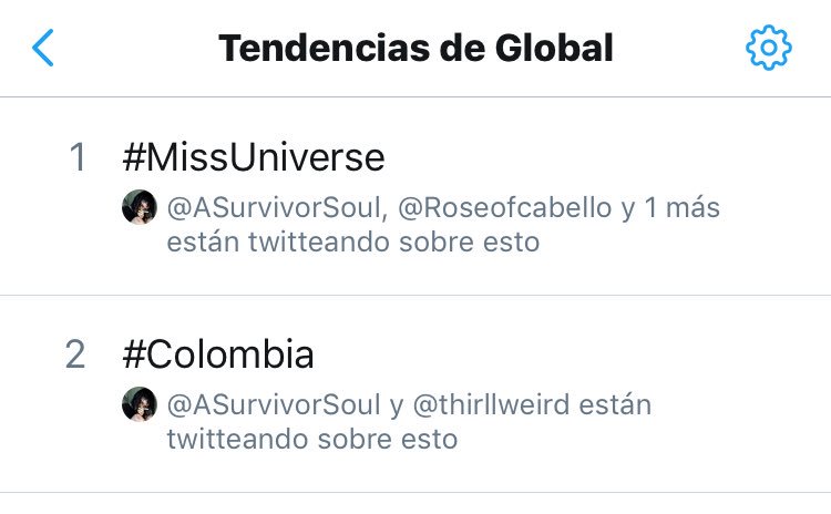 yoongitsd's tweet photo. Somos tendencia global sigan votando 
#missuniverse #Colombia https://t.co/ijdVPeqQFQ