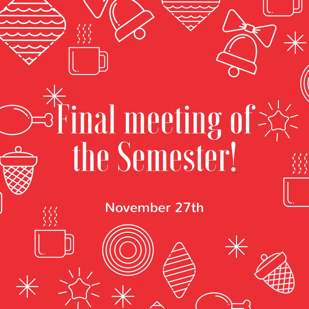 AMA_Tarleton's tweet image. Tomorrow is the final meeting of the fall semester! Also make sure to bring $5 for your membership fee if you haven’t done so already! (Business room 209)  #tarletonstate #americanmarketingassociation #marketingrules