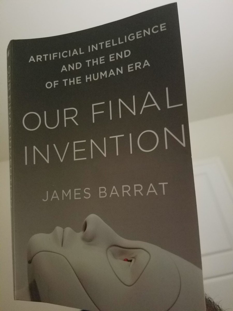 cptkou's tweet photo. I have to give a shoutout...this is a great book so far! #IRarelyReadForFun #butItsGood #Deep #AI #OurFinalInvention #WhatsNext https://t.co/tOHkQ6Pt5w