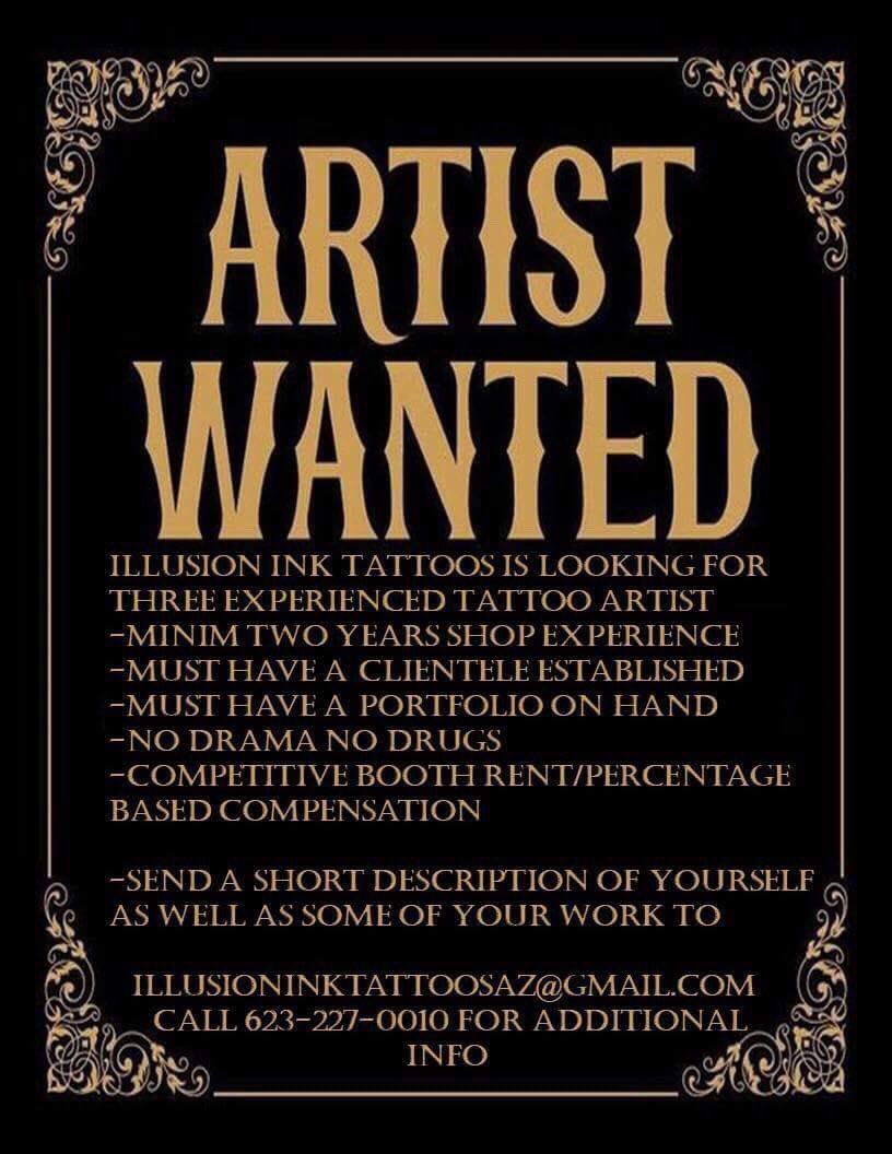 Tattoo Artist Job Description