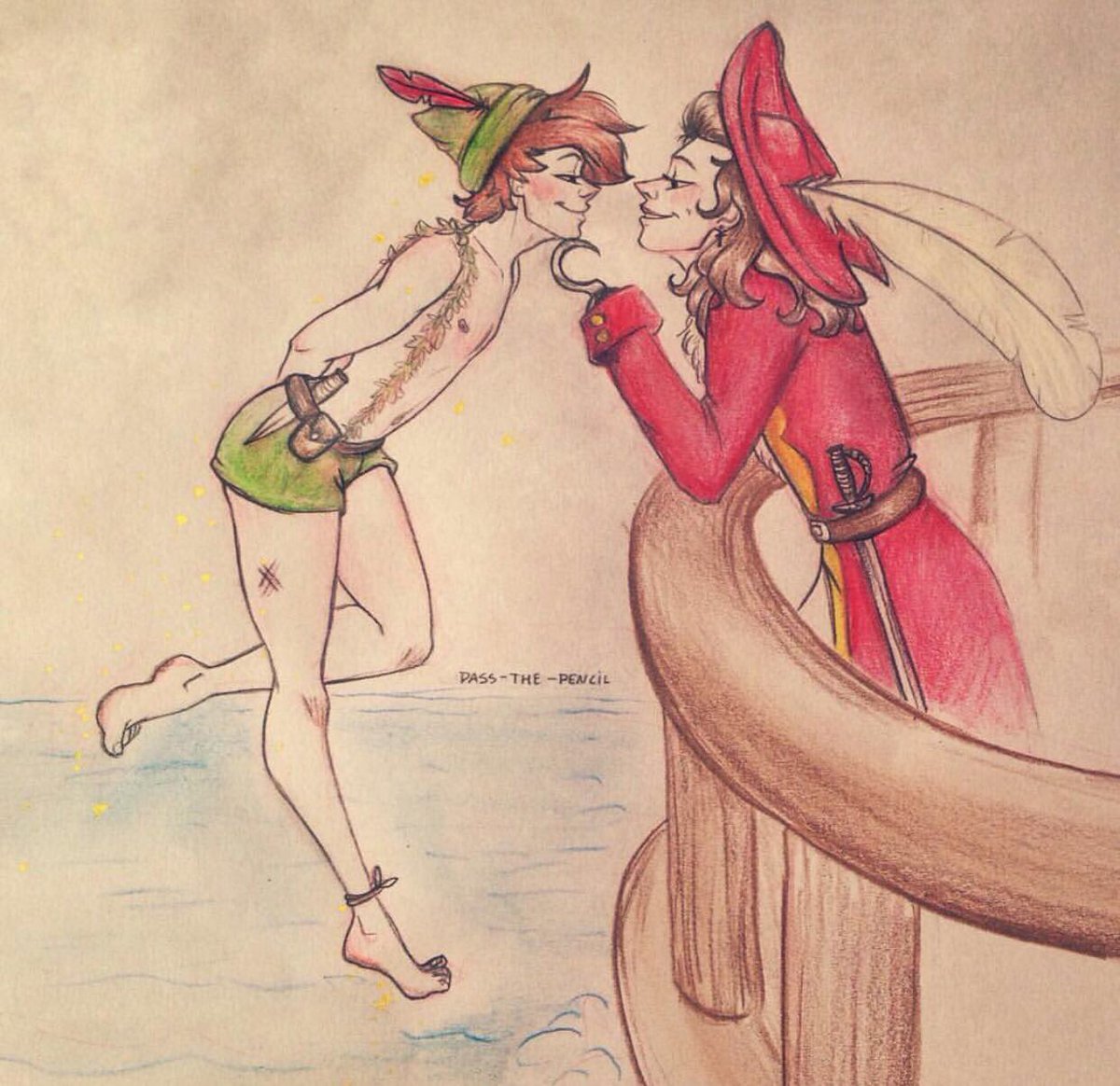 ¿No será él mi niño perdido y yo el demonio hecho capitán que vive a sus pies?