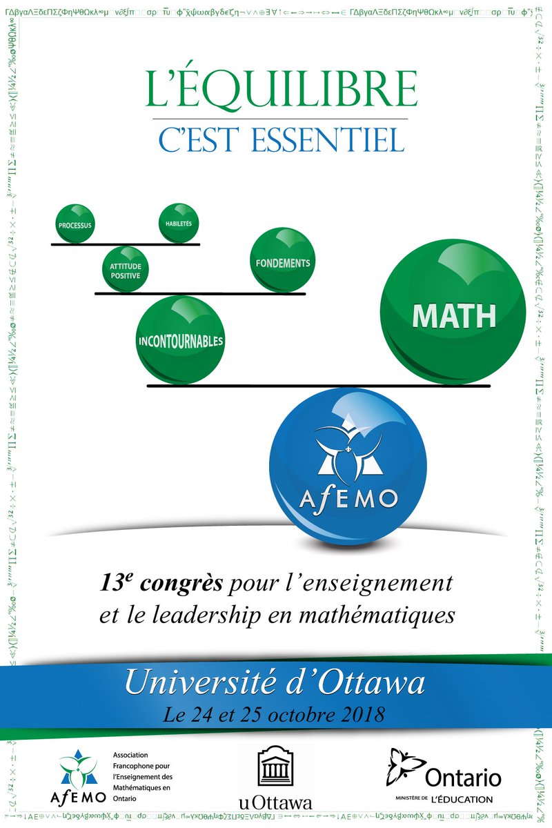 En janvier, nous accepterons les soumissions des animateurs qui voudraient présenter au 13e congrès de l'AFEMO.