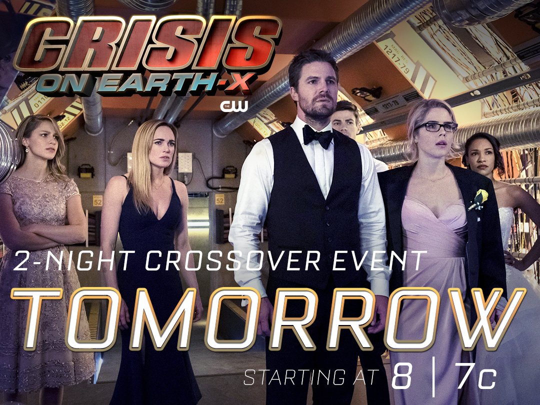 TheCWProvidence's tweet photo. The wait is almost over....#DCCrossover TOMORROW at 8p on @TheCWProvidence #2NightEvent https://t.co/YP5LxCM5wA