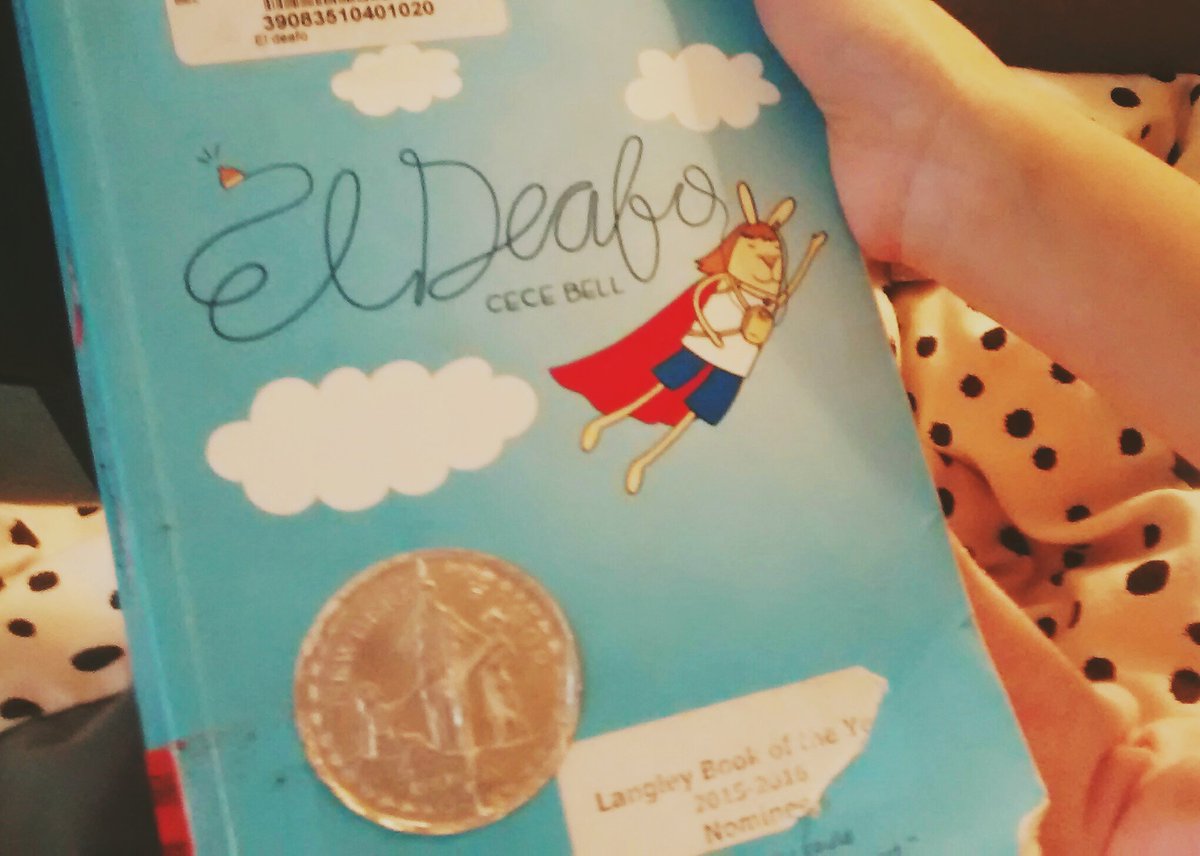 GeofferyKehrig's tweet photo. My daughter & I are loving this book -- El Deafo by Cece Bell. #Books #KidsBook #ComicBook #TerryFoxLibrary @ReadLearnPlay https://t.co/YTJwftBzJv